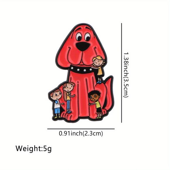 Clifford the Big Red Dog Enamel Pins 443 - Picture 3 of 4